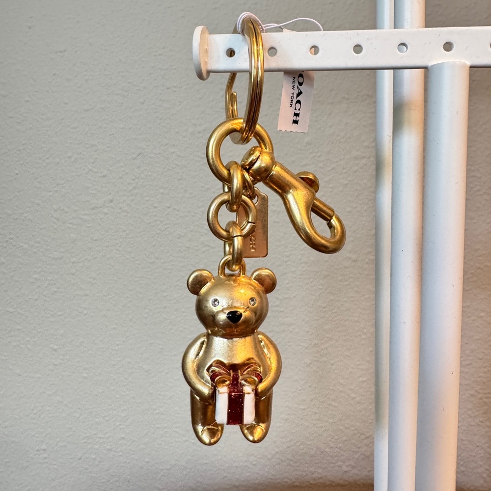 Coach Bear Keychain - Present
